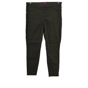 Wishful Park Olive Green Stretch Jeggings Pants Women's XL Pull On Skinny